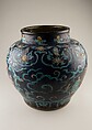 Jar with immortals, Stoneware with polychrome enamels (Fahua ware), China