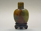 Snuff Bottle, Moss agate, China