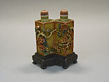 Twin Snuff Bottles, Ivory, Japan