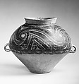 Jar with lugs, Earthenware with painted decoration, China