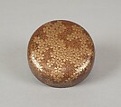 Tea Caddy with Cover, Gold lacquer, Japan