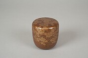 Tea Caddy with Cover, Gold lacquer, Japan