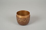 Tea Caddy with Cover, Gold lacquer, Japan