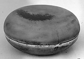 Seal paste box, Porcelain with peach-bloom glaze (Jingdezhen ware), China
