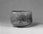 Teabowl, Mitsutada Ohi Japanese, Pottery (brown raku ware), Japan