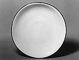 Dish, Porcelain with incised decoration under ivory white glaze (Ding ware), China