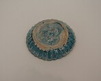 Dish, Stoneware with turqoise blue glaze, China