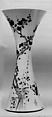 Vase, White porcelain with decoration in colors (Arita ware, Kakiemon type), Japan