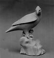 Eagle on rock, Pure white porcelain (Hirado ware), Japan