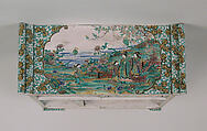 Cabinet, Genemon, Porcelain decorated in enamels (Hizen ware, Kutani type), Japan