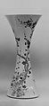 Vase, White porcelain with decoration in colors (Arita ware, Kakiemon type), Japan