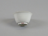 Cup, Porcelain with white glaze (Jingdezhen ware), China