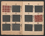 Book of Designs (Inu jirushi Shin Komon chō) 戌印 新小紋帳, Unidentified artist, Ink and color on paper, Japan