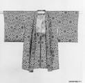 Short Kimono, Silk kasuri / Damask, Japan