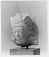 Head of Vishnu Wearing Three-Lobed Crown, Stone, India (Jammu and Kashmir)