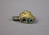 Horse harness rosette, Gilt bronze, China
