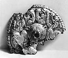 Ornament plaque, Gilt bronze, China