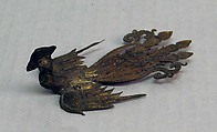 Phoenix Ornament, Gilt silver, China