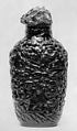 Snuff bottle with stopper, Amber, China