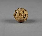 Carved Bead, Ivory, Japan