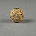 Carved Bead, Ivory, Japan
