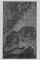 Tiger, Hanging scroll; ink and color on silk, China