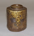 Tea jar with cover, (Iga ware), Japan