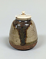 Tea jar with cover, Shigaraki ware, Japan