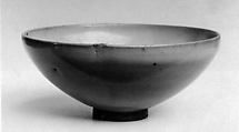 Bowl, Stoneware with blue glaze (Jun ware), China