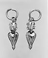 Earring (one of a pair), Gold, Korea