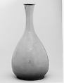 Bottle, Stoneware with incised decoration of lotus flowers under celadon glaze, Korea