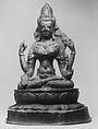 Prajnaparamita, the Buddhist Goddess of Transcendent Wisdom, Bronze with traces of lacquer, Indonesia