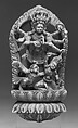 Wrathful Eight-Armed Goddess Slaying a Demon, Ivory, Nepal (Kathmandu Valley)