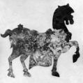 Decorative plaque, Silver, China