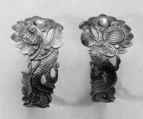 Earring, Gold, China