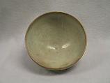 Bowl, Stoneware with light blue glaze (Jun ware), China
