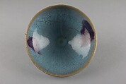 Bowl, Stoneware with splashed glaze (Jun ware), China