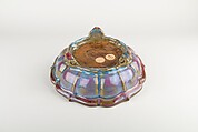 Bulb Bowl, Stoneware with variegated blue glaze ("numbered Jun" ware), China