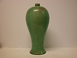 Vase, Stoneware with green glaze, China