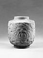 Jar, Porcelaneous stoneware with carved designs under celadon glaze (Northern celadon ware), China