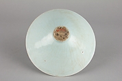 Bowl, Porcelain with blue-white glaze (Jingdezhen Qingbai ware), China