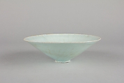 Bowl, Porcelain with blue-white glaze (Jingdezhen Qingbai ware), China