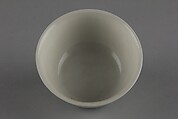 Bowl, Porcelain with white glaze (Jingdezhen ware), China