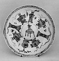 Saucer, Porcelain painted in underglaze blue, China