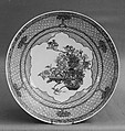 Plate, Porcelain painted in overglaze famille rose enamels, China