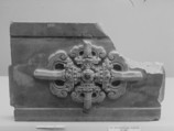 Tile with Vajra from the Porcelain Pagoda, Glazed stoneware, China