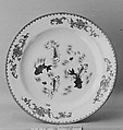 Plate, Porcelain painted in overglaze polychrome enamels, China