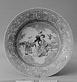 Plate, Porcelain painted in overglaze famille rose enamels and gilt, China