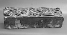 Architectural Tile, Stoneware with green glaze, China