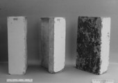 Brick, Porcelain with white glaze, China